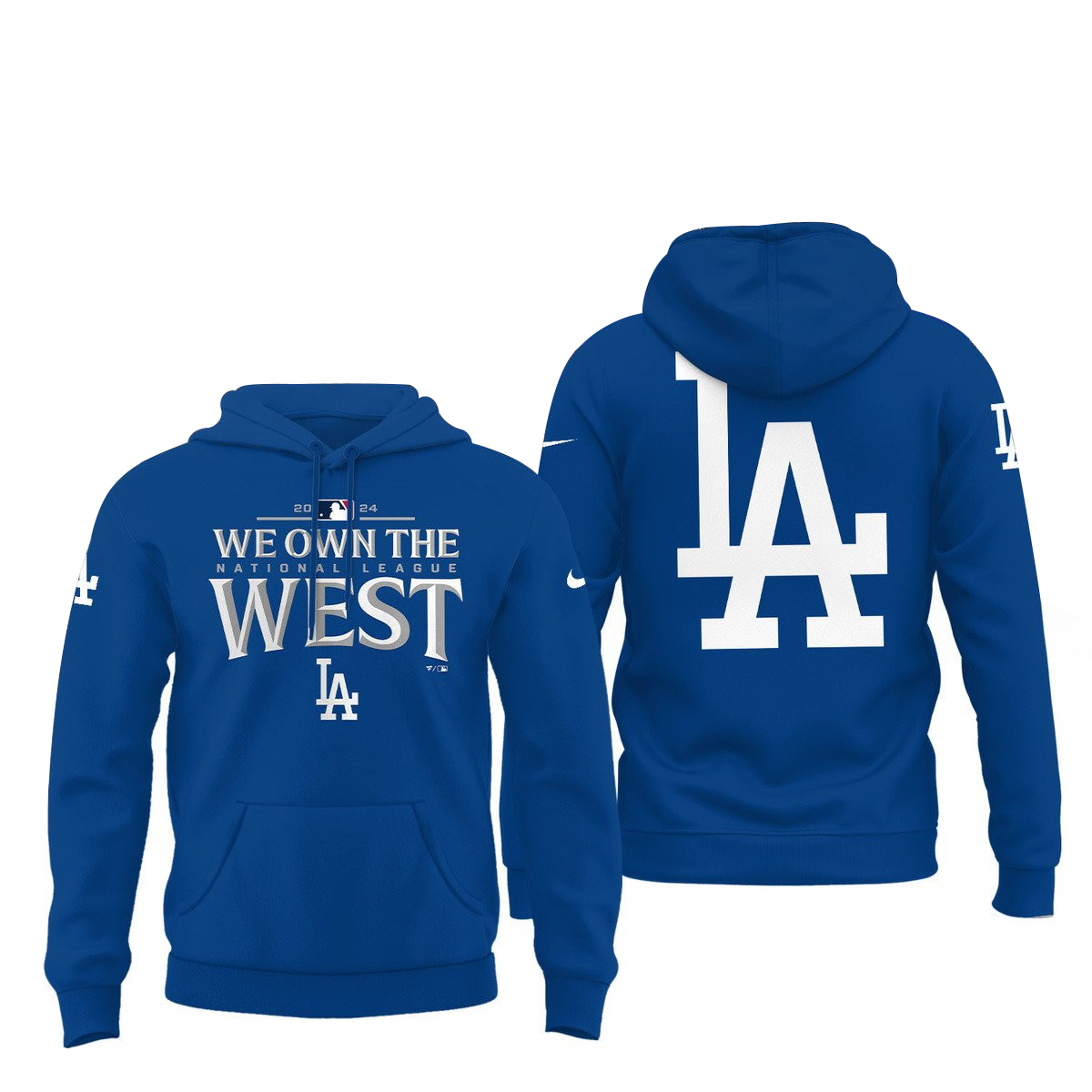 Los Angeles Dodgers 2024 NL West Division Champions Hoodie